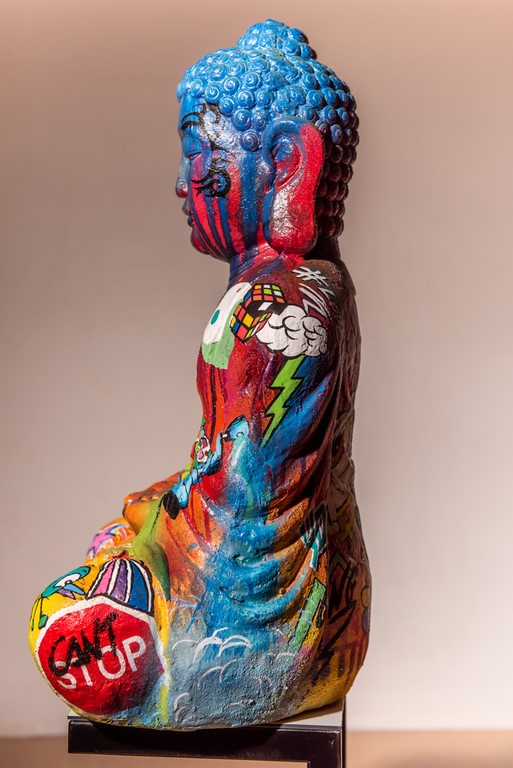 Bouddha street Art Wttrwulghe Xavier