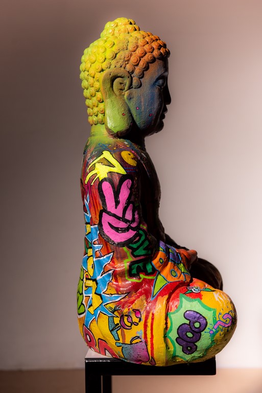 Bouddha street Art Wttrwulghe Xavier