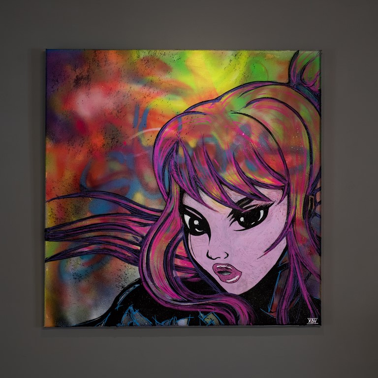 Green Man street art de Wttrwulghe Xavier