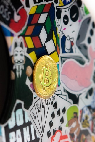 Bitcoin pop art de Peggy-Lee Mensen