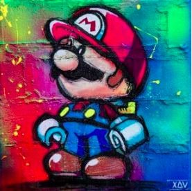 Mario street art de Wttrwulghe Xavier